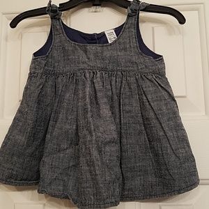 Baby Gap 1969 denim swing top